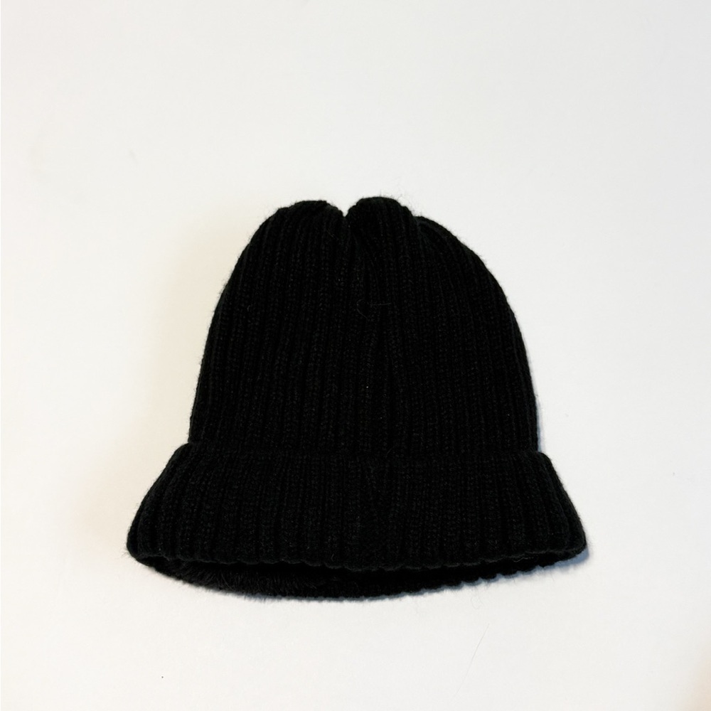 Canada Weather Gear Black Knit Beanie Hat One Size Winter Warm Unisex - Picture 3 of 4